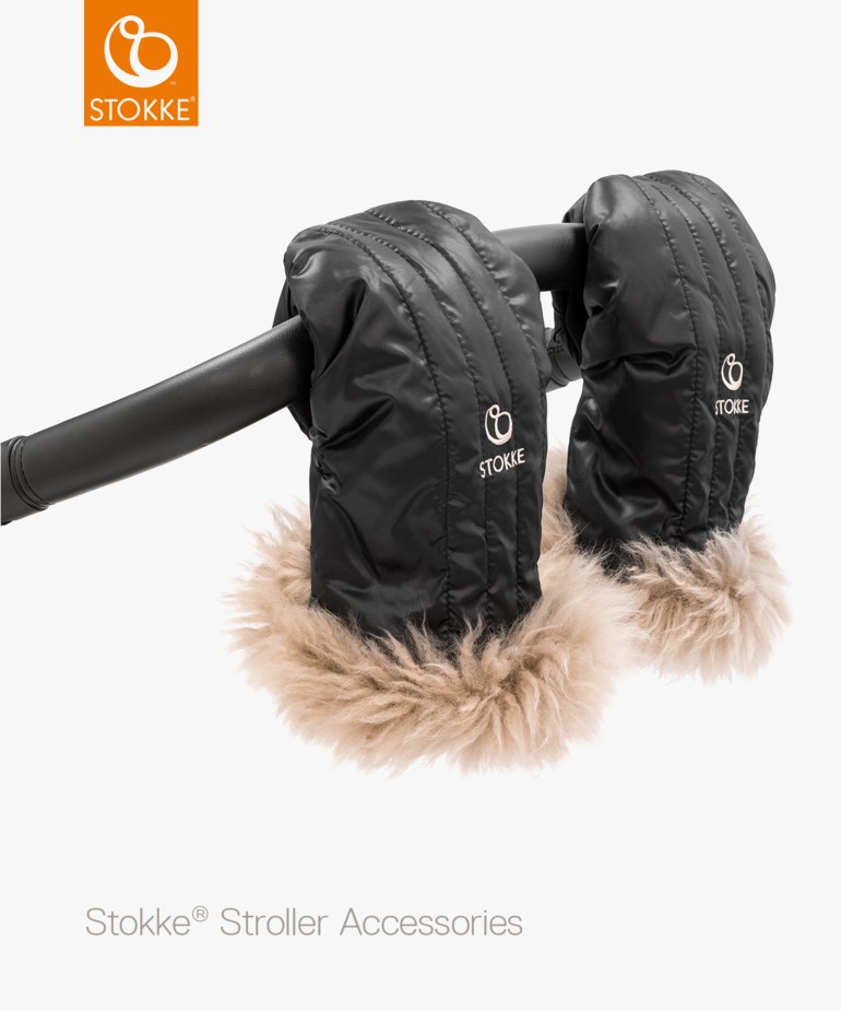 Stroller mittens, onyx Sort - 11012370-onyx-onesize - 1