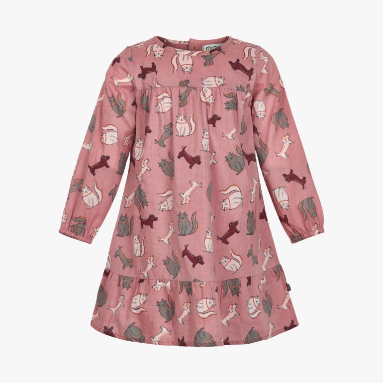 Langermet kjole Rosa - undefined - 1