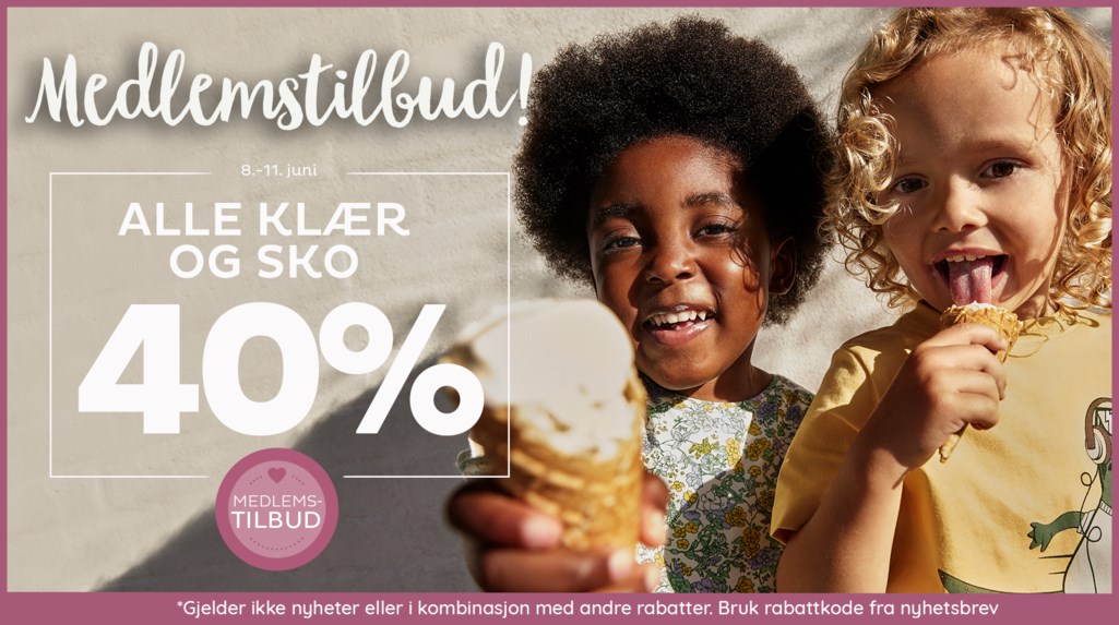Alle klær og sko -40%