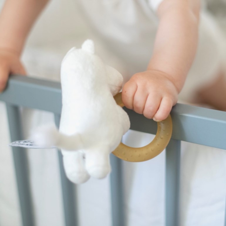 Biteleke med naturgummi Hvit - 11010597-white-0mth - 1