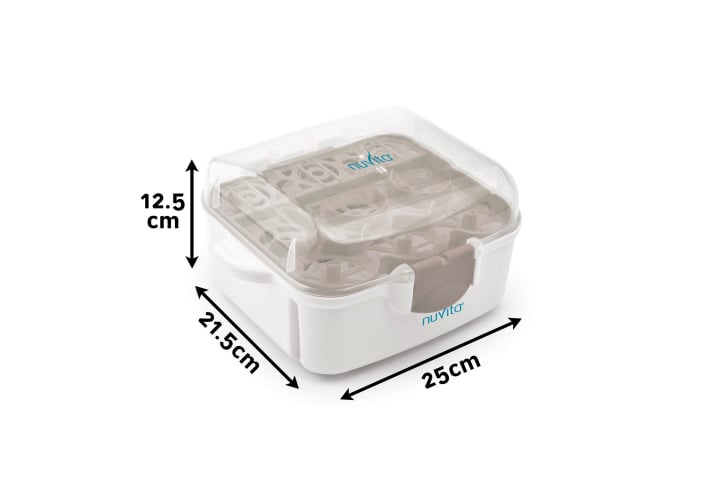 Sterilisator for microbølgeovn, white