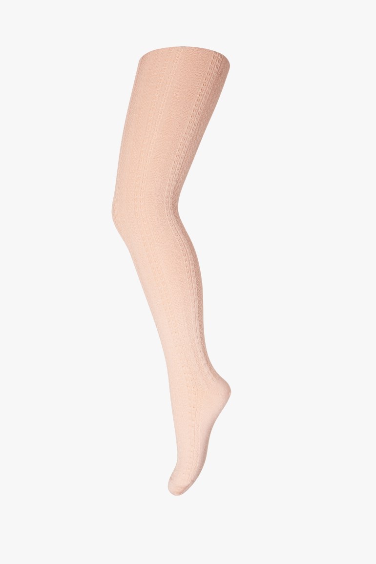 Hanna ullstrømpebukse Rosa - undefined - 1