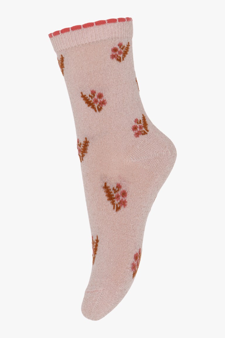 Marie glitter socks, rosedust Rosa - undefined - 1