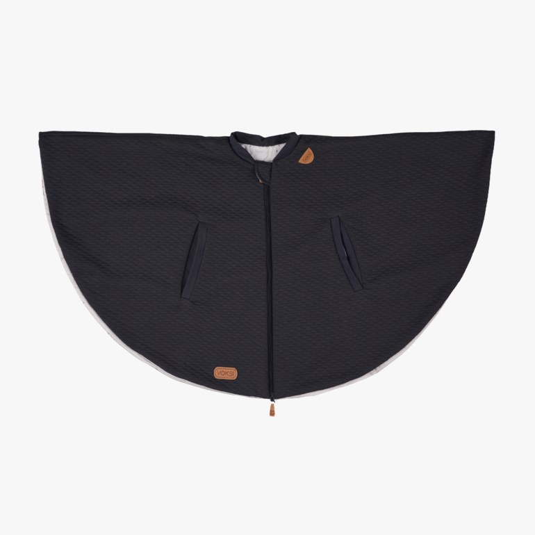 Poncho, darkgrey, star Grå - undefined - 1