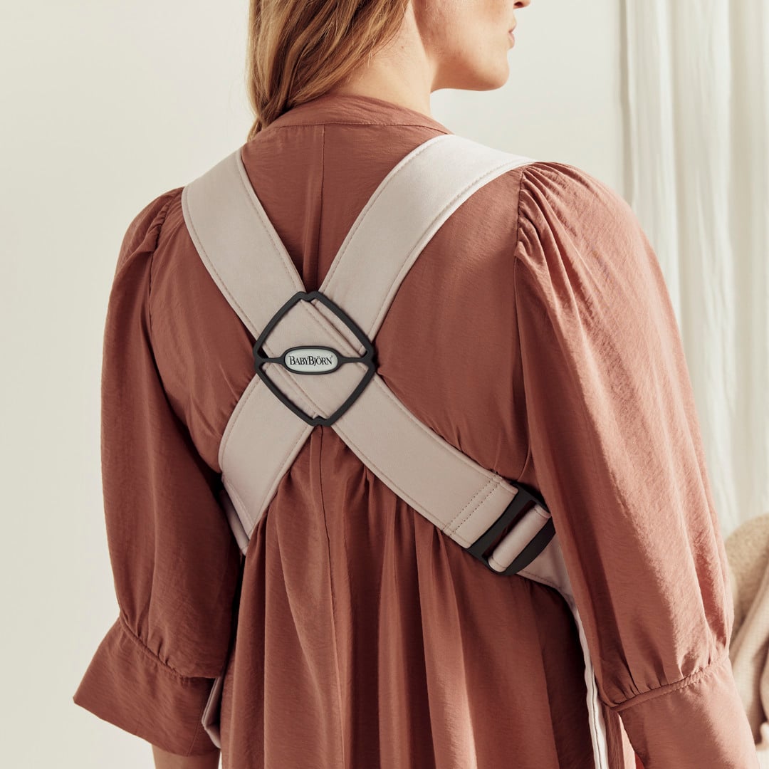BabyBjörn Mini Bæresele 3D Jersey, Lysebeige