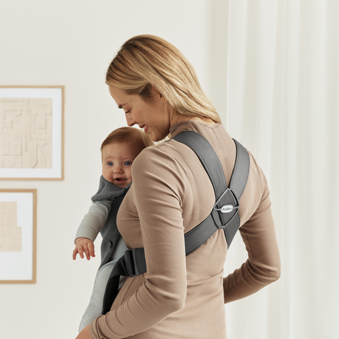 BabyBjörn Mini Bæresele 3D Jersey, Dark Grey