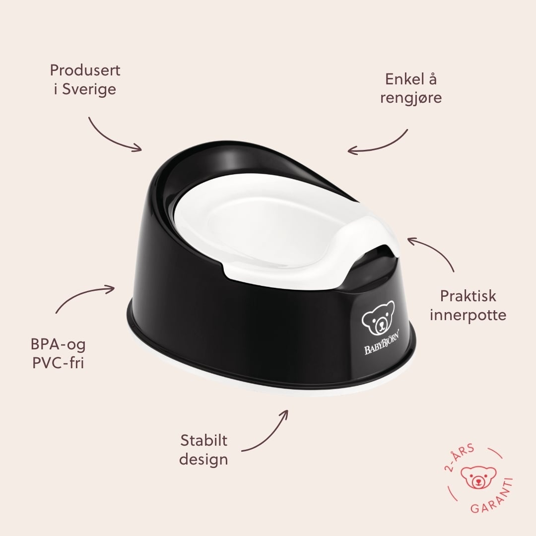 BabyBjörn Smart Potte, black