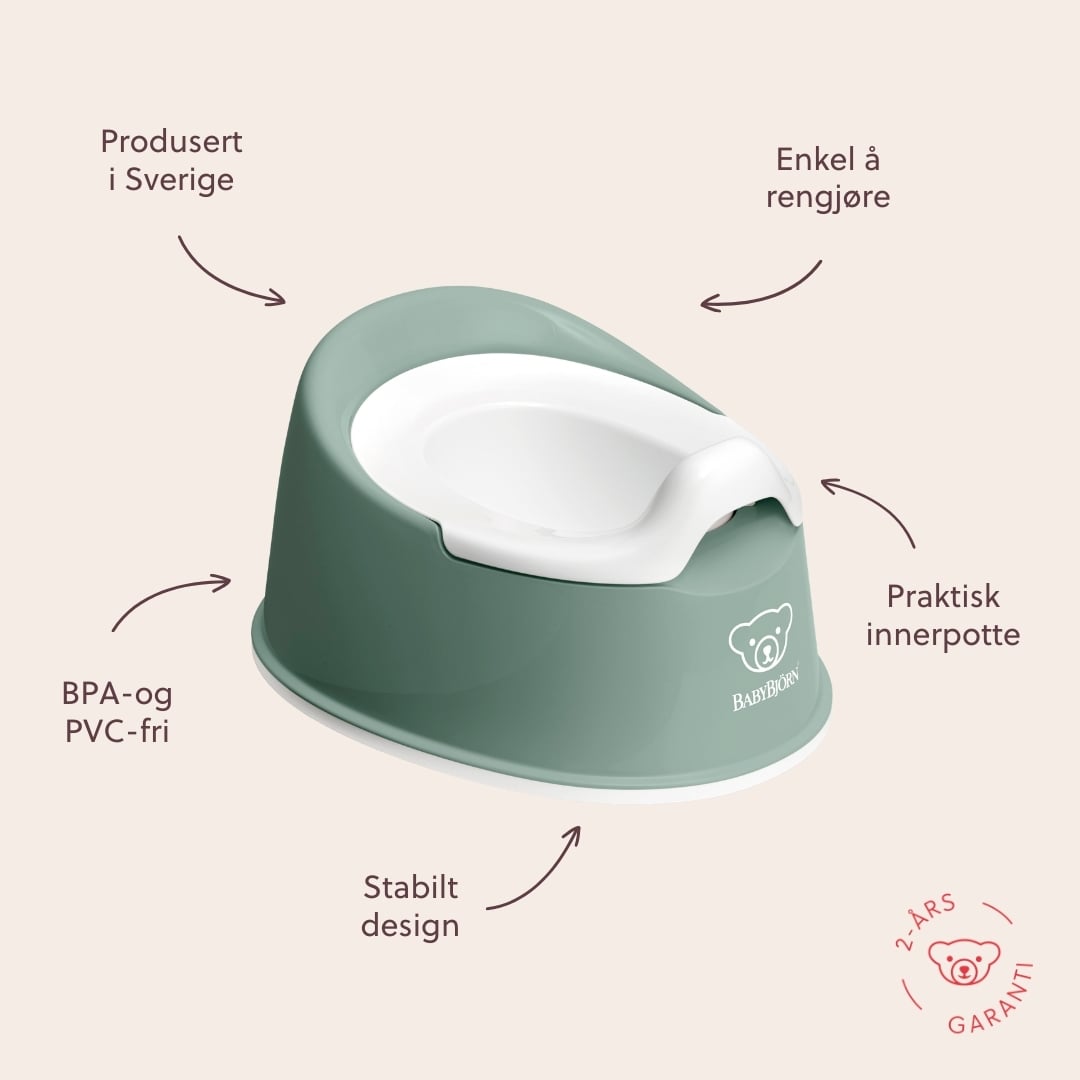 BabyBjörn Smart Potte, deepgreen