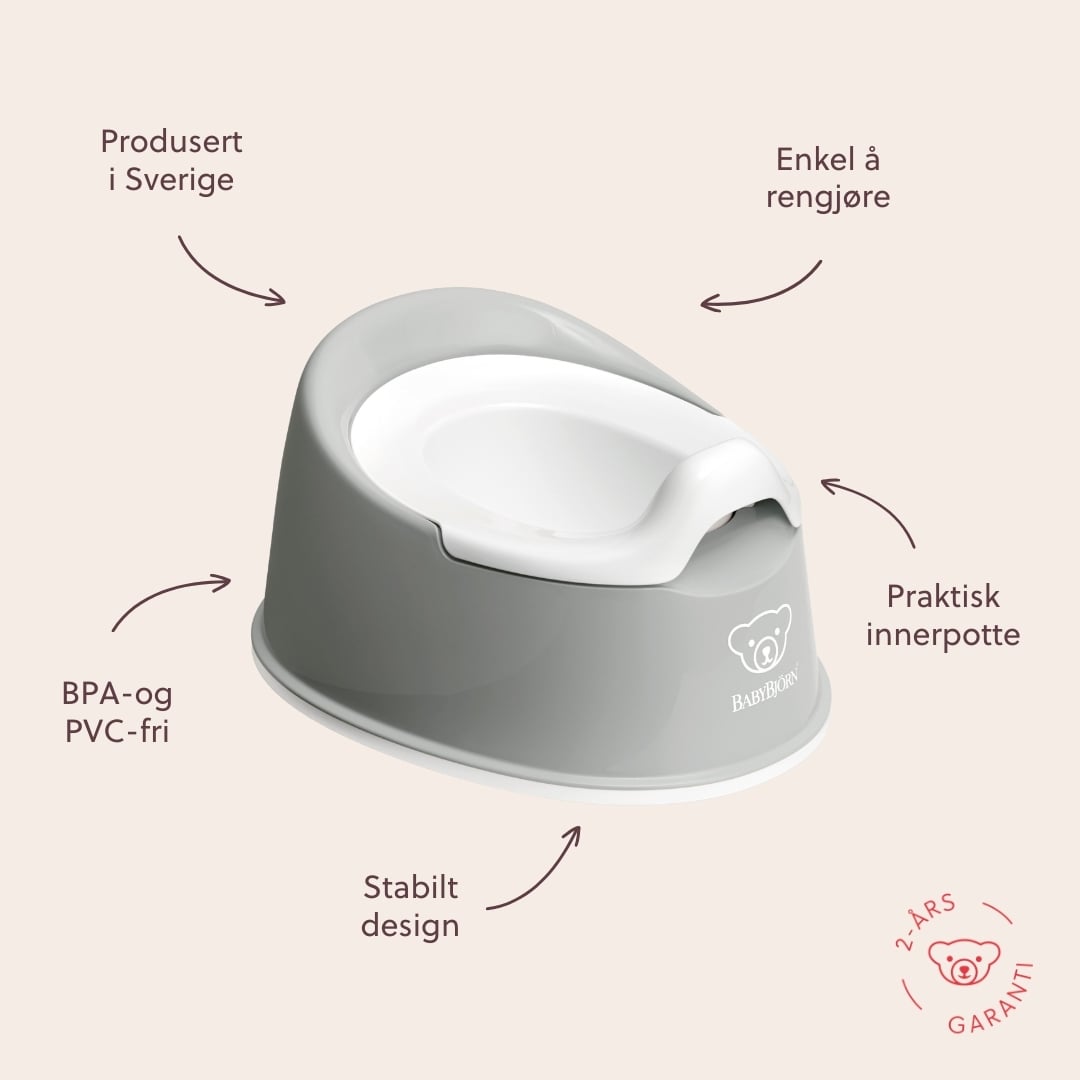 BabyBjörn Smart Potte, grey