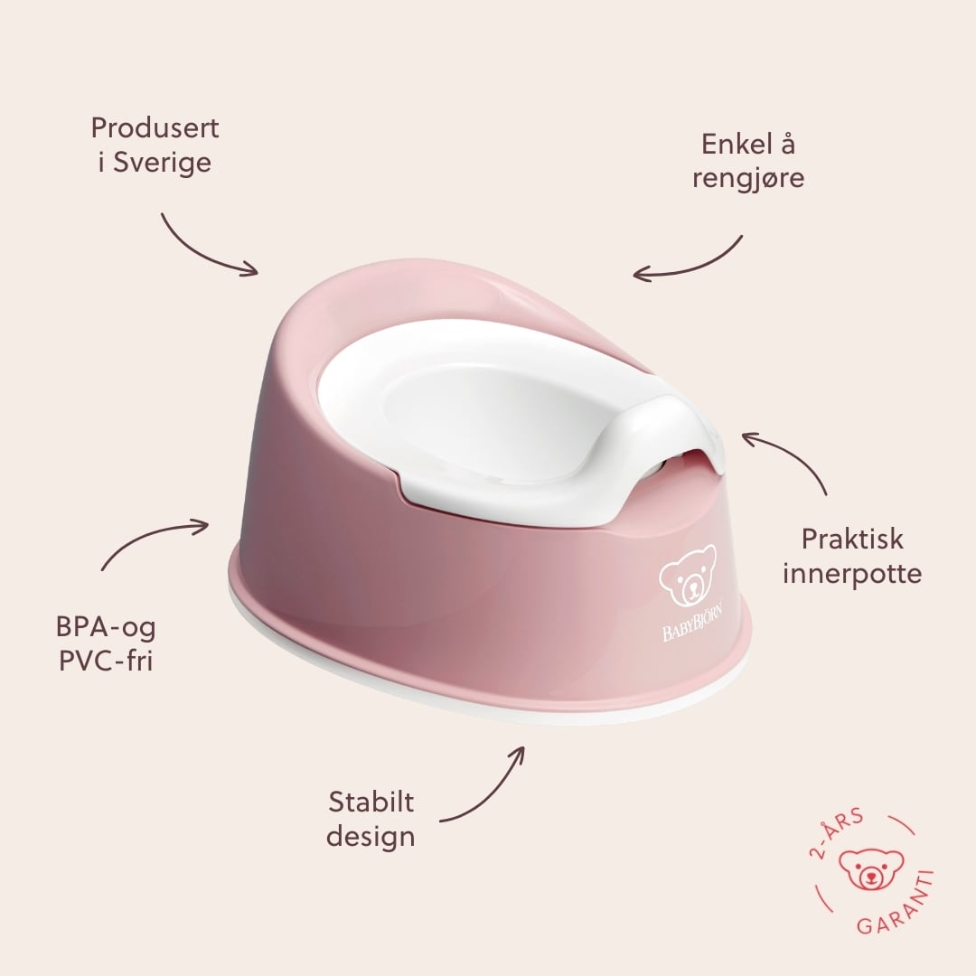 BabyBjörn Smart Potte, pinklight