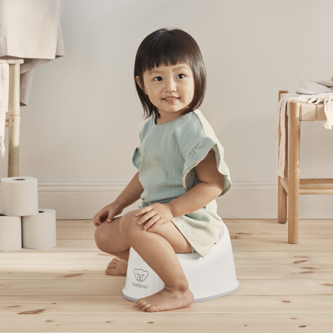 BabyBjörn Smart Potte, White/Grey