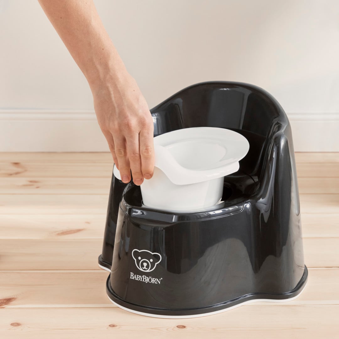Pottestol, black