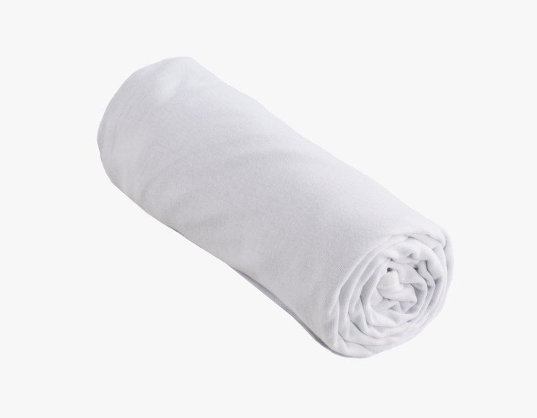 Jersey 2-i-1 laken Hvit - 11010413-white-40x90cm - 1