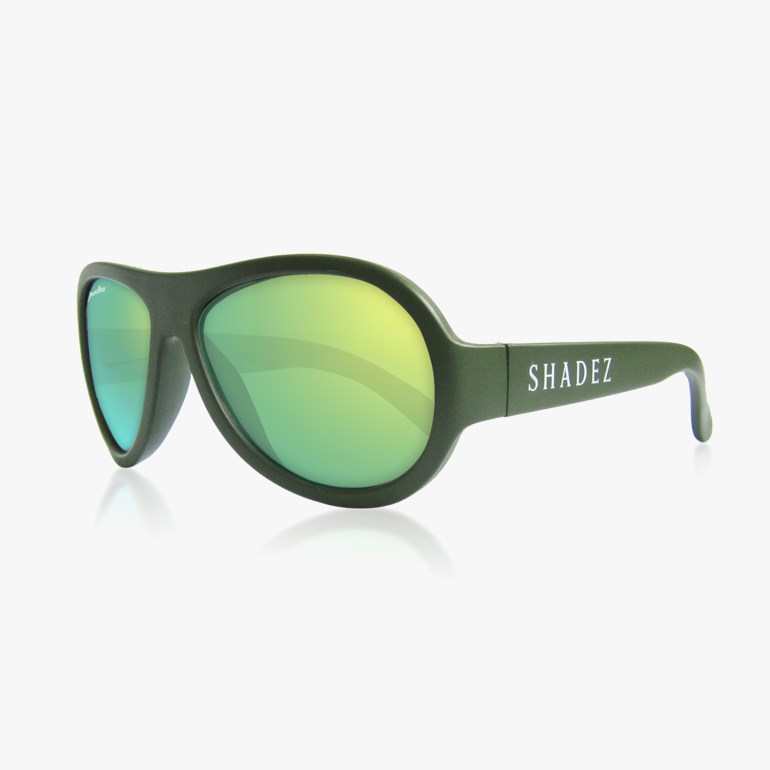 Classic solbrille junior, green, simen Grønn - 11010699-green-3-7year-simen - 1