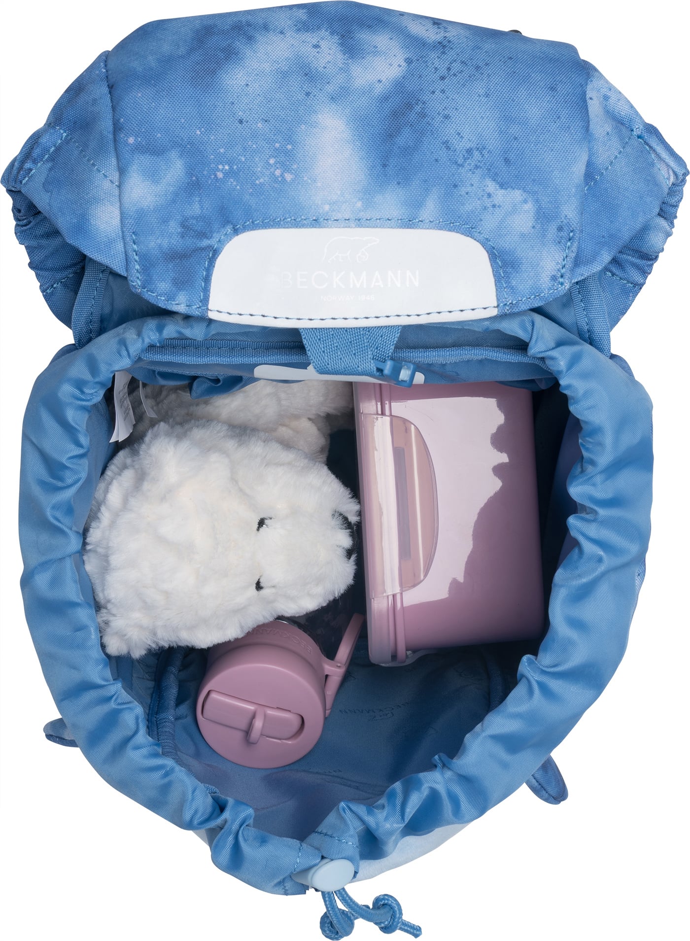 Barnehagesekk 12 l, blue, shark