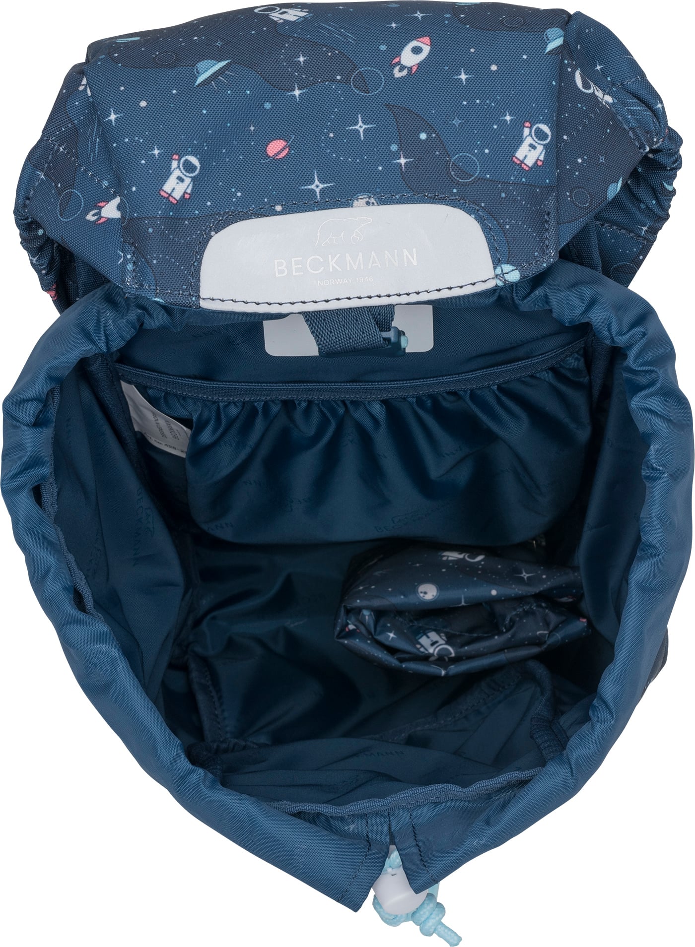 Barnehagesekk 12 l, green, dinosaur