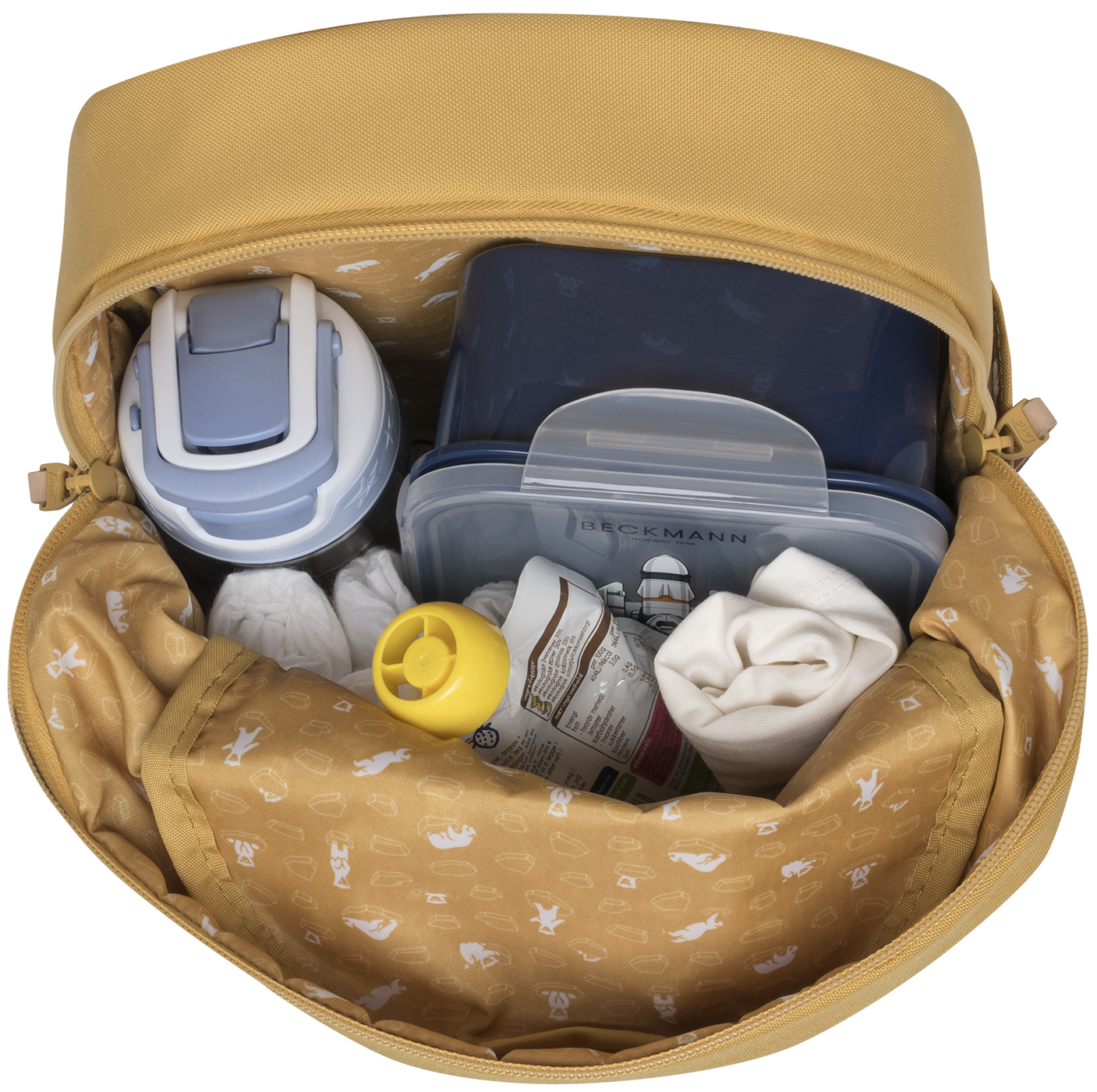 Beckmann Urban Mini Ryggsekk 10L, Gul