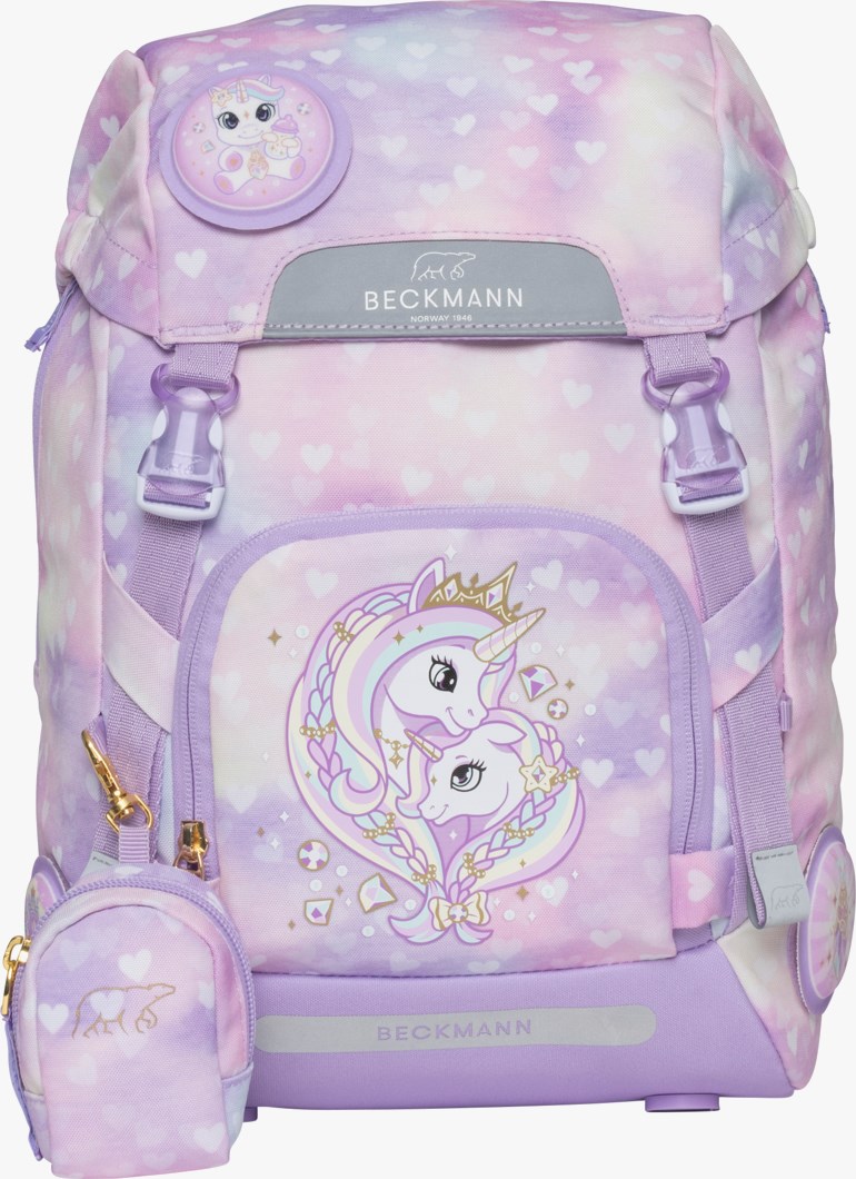 1.klassesekk 22 l, purple, unicornprincesspurple Lilla - 11011091-Purple-22l-UnicornPP - 1