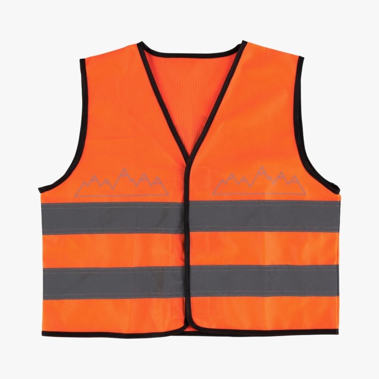 Refleksvest m/borrelås, orange Oransje - undefined - 1