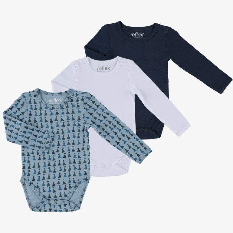 3 pk body Blå - undefined - 1