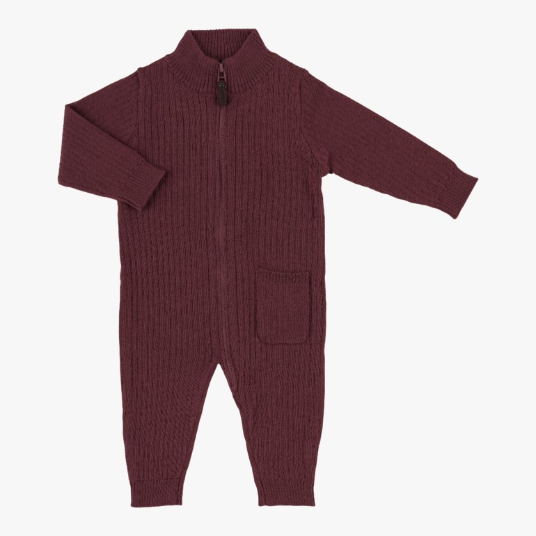 Lun strikket ulldress Lilla - undefined - 1