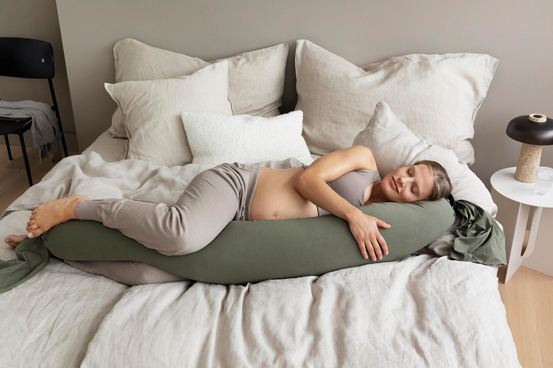 bbhugme Ekstra trekk gravidepute, Dusty Olive