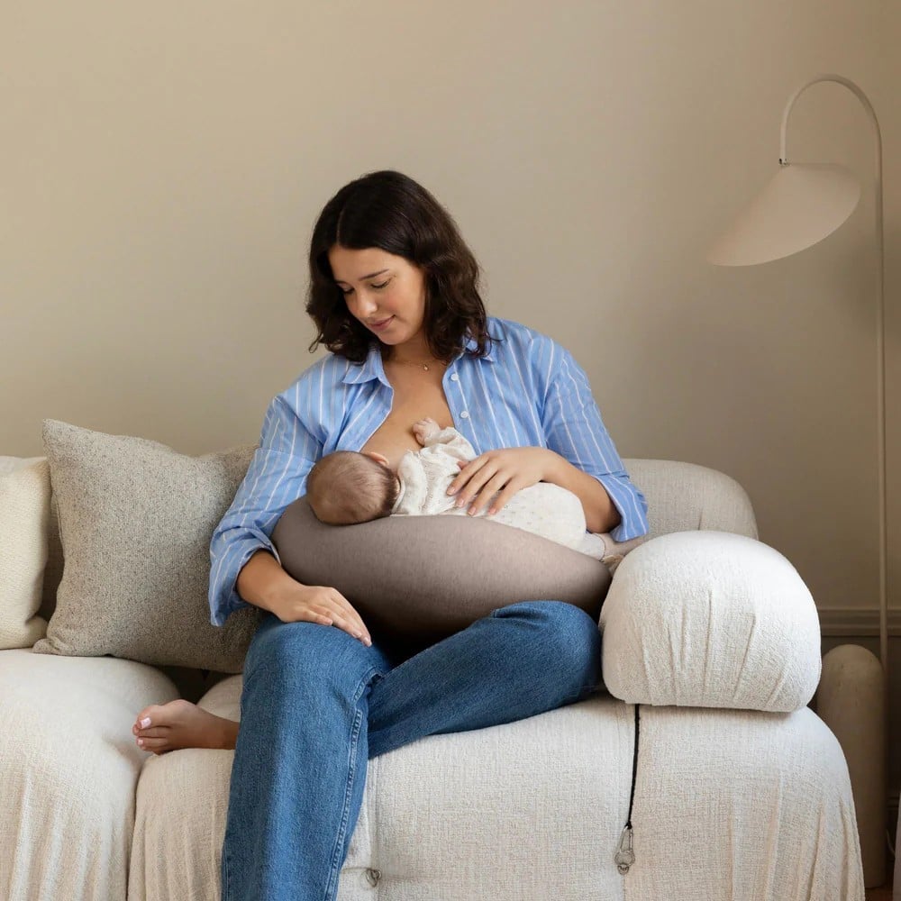 bbhugme ammepute – ergonomisk støtte, hazelbrown