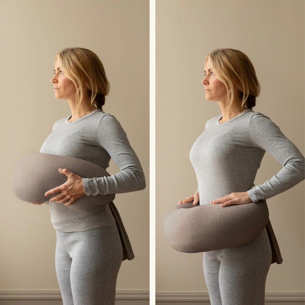 bbhugme ammepute – ergonomisk støtte, hazelbrown