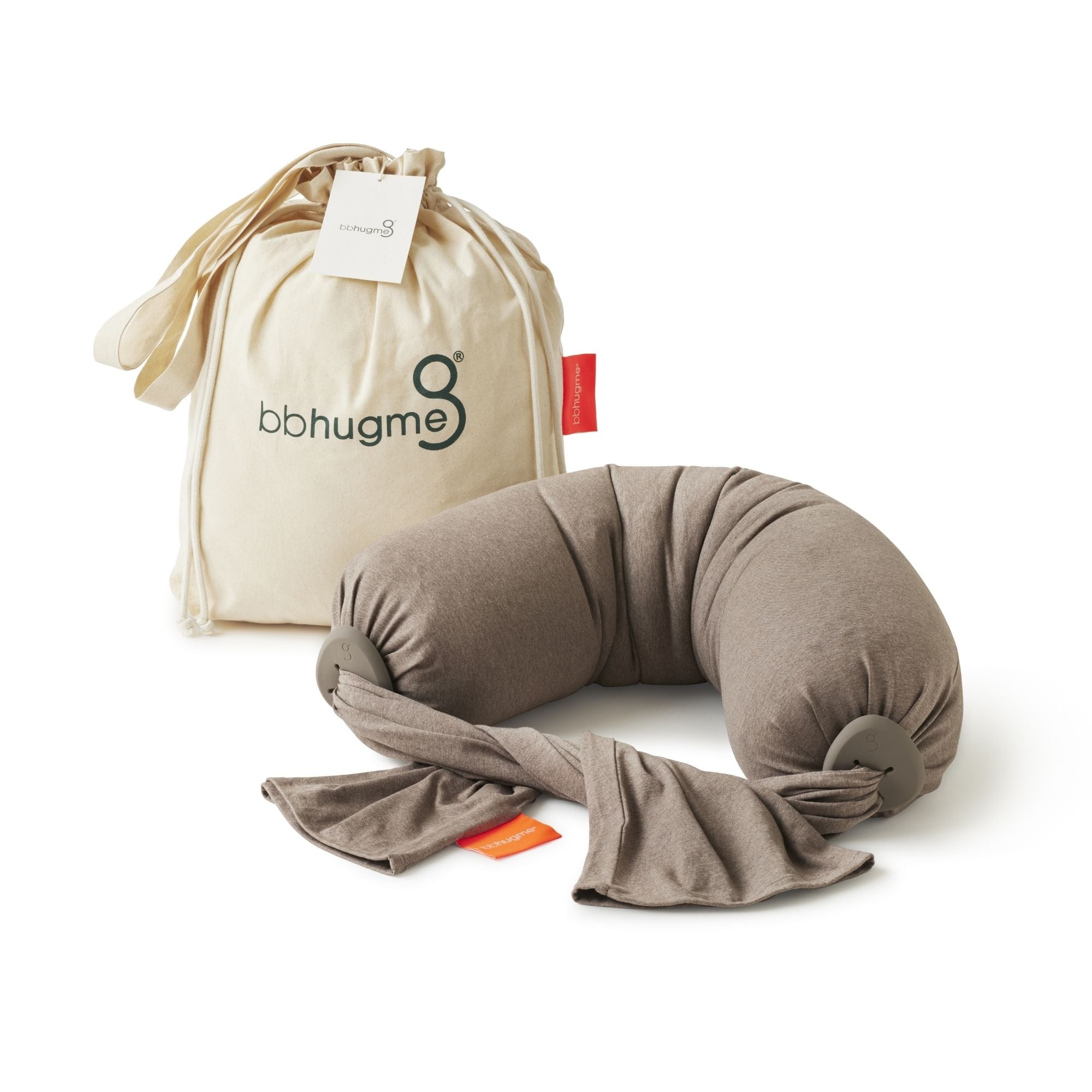 bbhugme ammepute – ergonomisk støtte, hazelbrown