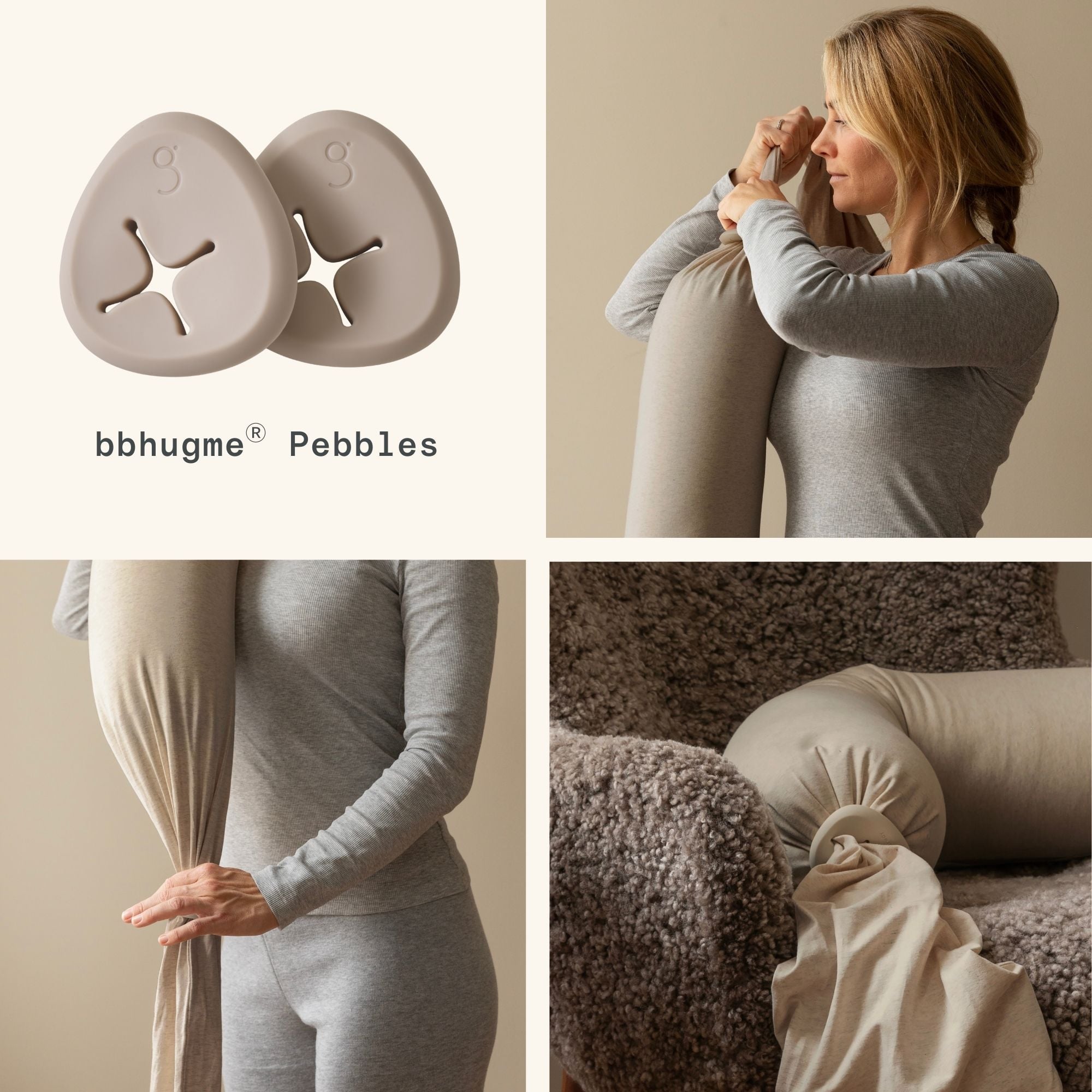 bbhugme Ammepute, Seashell Beige