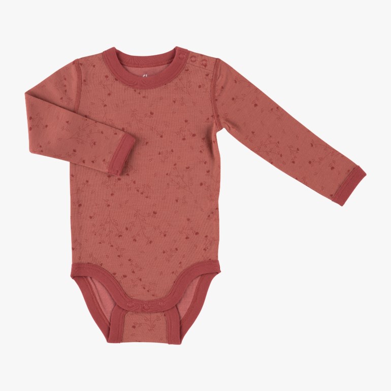 Snøfall body ull/bomull Lilla - undefined - 1