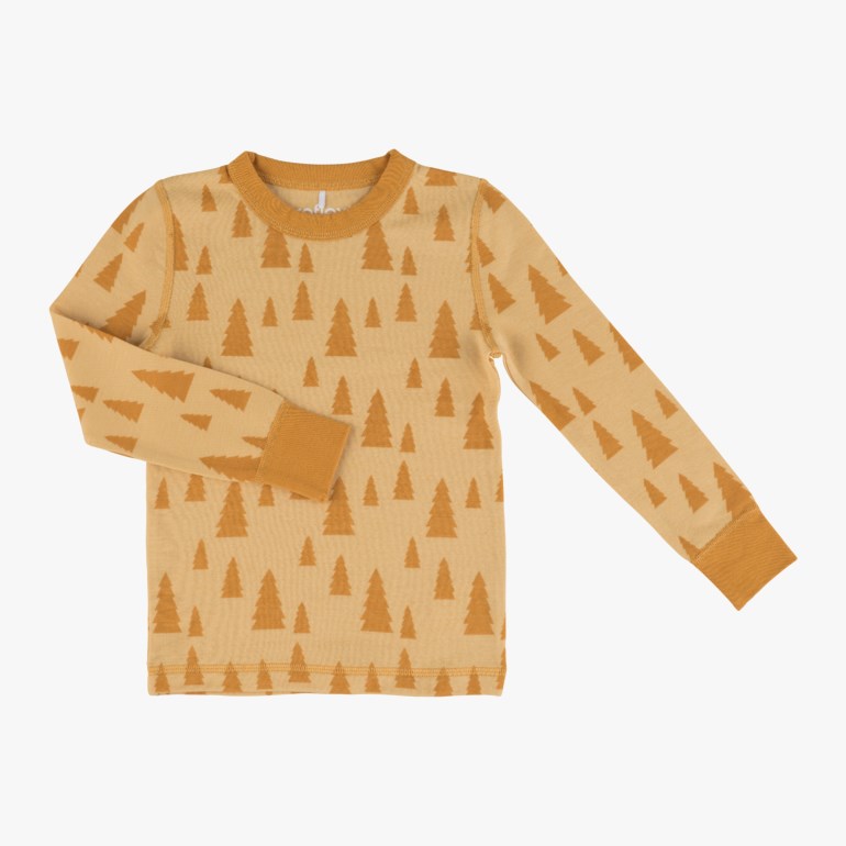 Snøfall genser ull/bomull Gul - undefined - 1