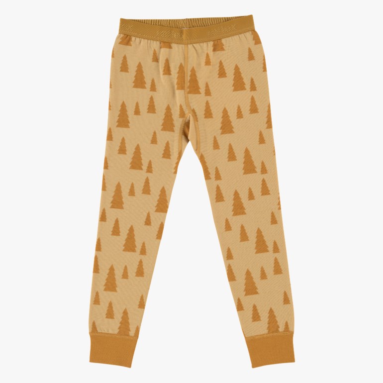 Snøfall longs ull/bomull Gul - undefined - 1