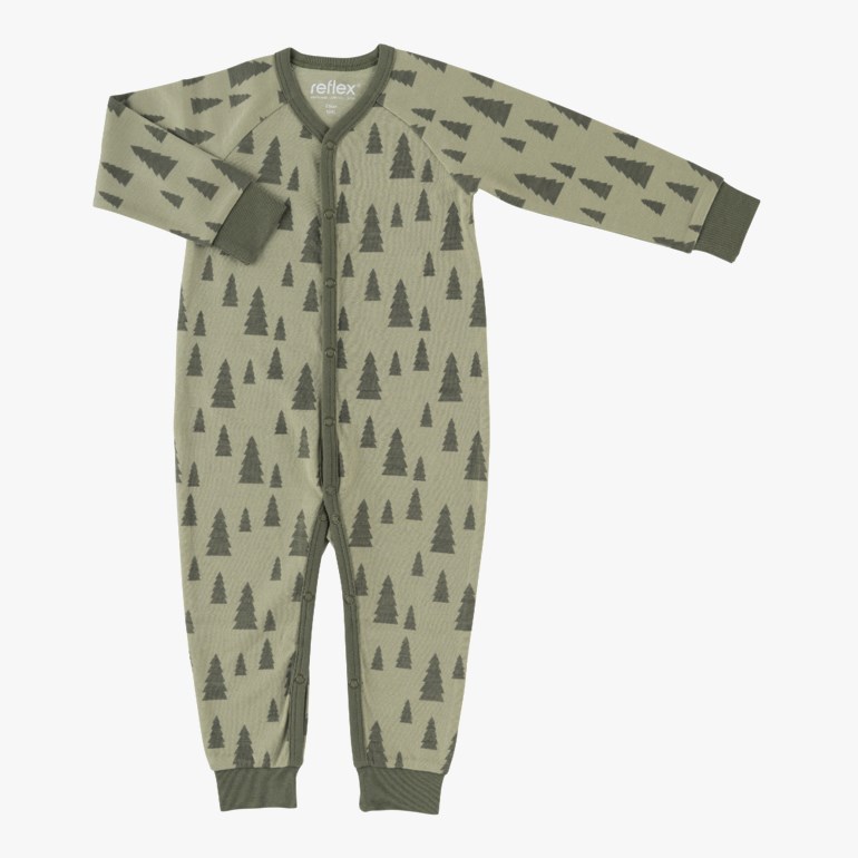 Snøfall heldress ull/bomull Grønn - undefined - 1