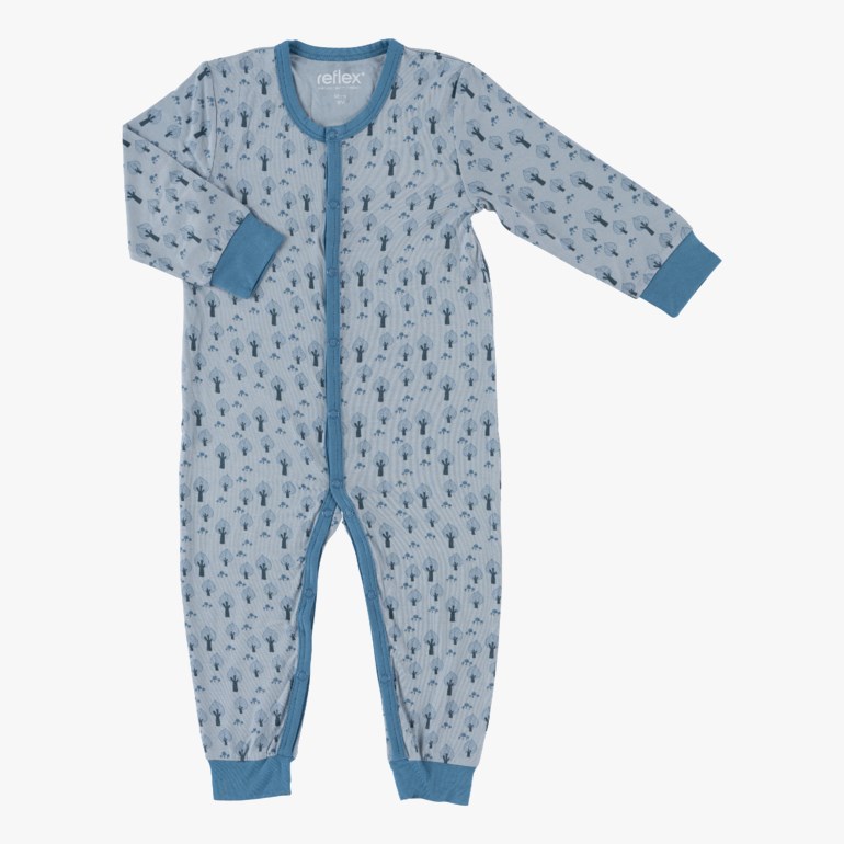 Bambus heldress Blå - undefined - 1