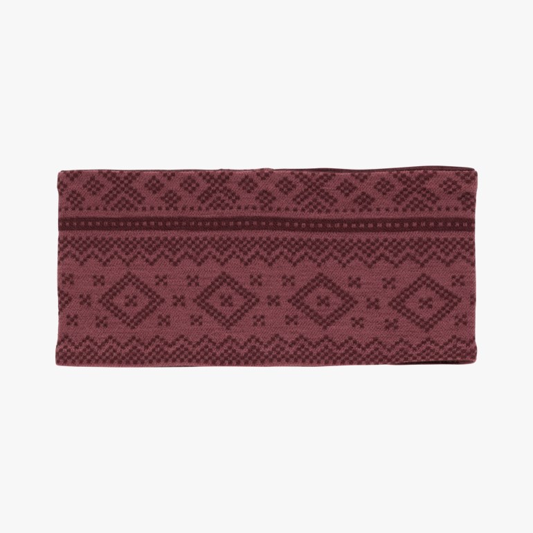 Nordlys ull pannebånd Rød - undefined - 1