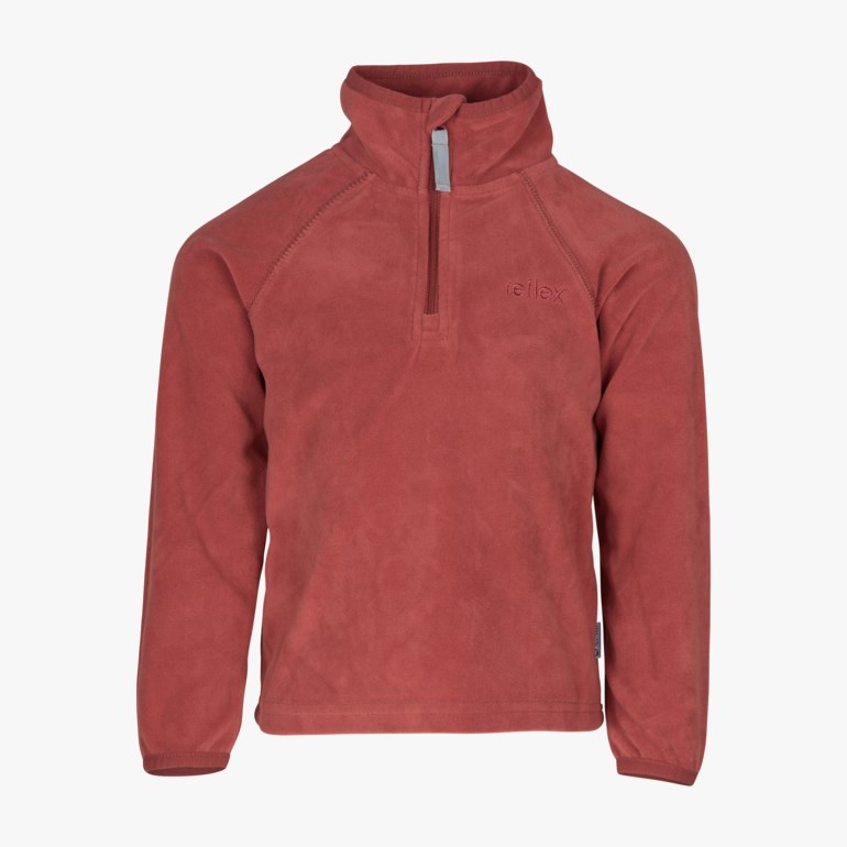 Sirdal fleece halfzip, berry Rød - undefined - 1