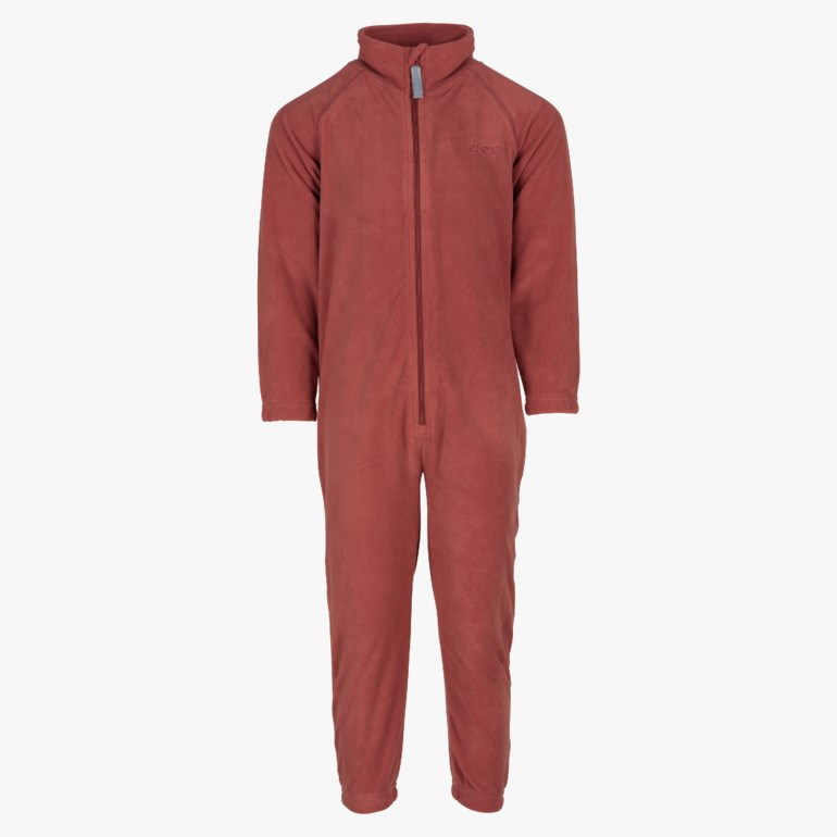 Sirdal fleecedress Rød - undefined - 1
