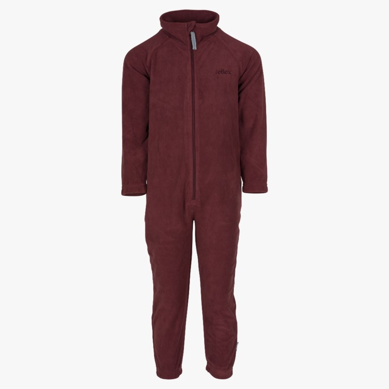 Sirdal fleecedress Rød - undefined - 1