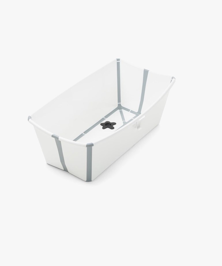Stokke® Flexi Bath® babybadekar Grå - 11012333-white-grey-0mth - 1