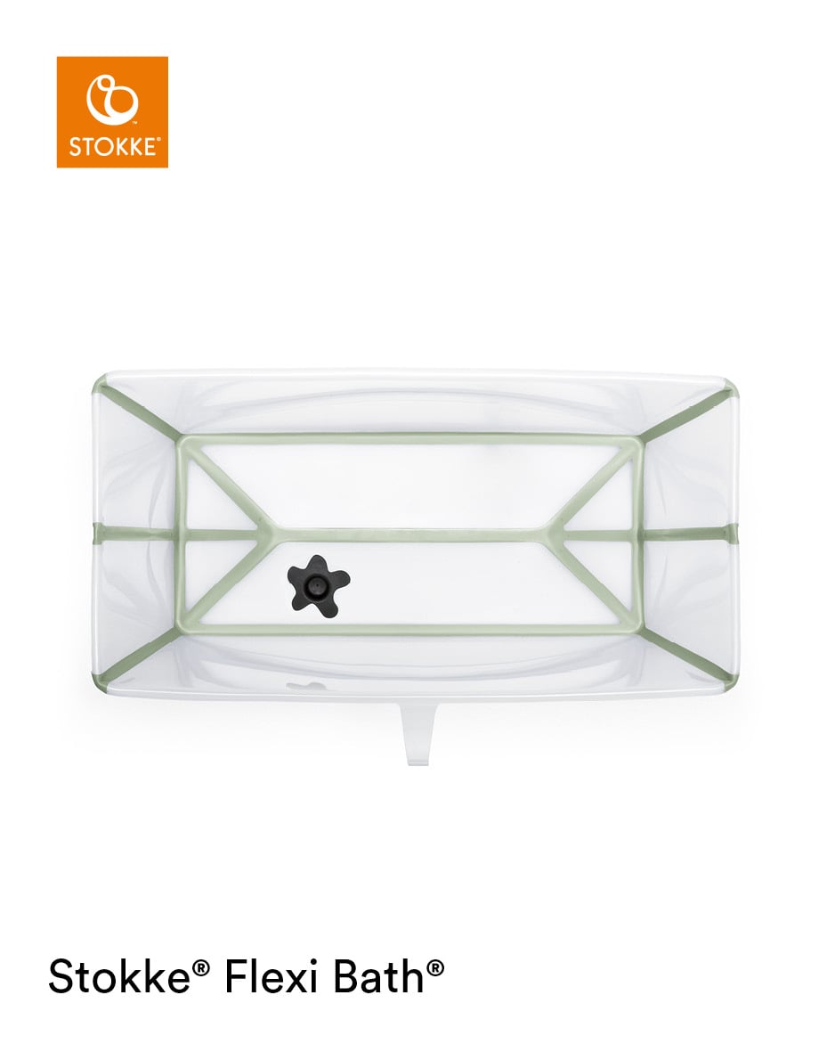Stokke® Flexi Bath® babybadekar, transparentgreen