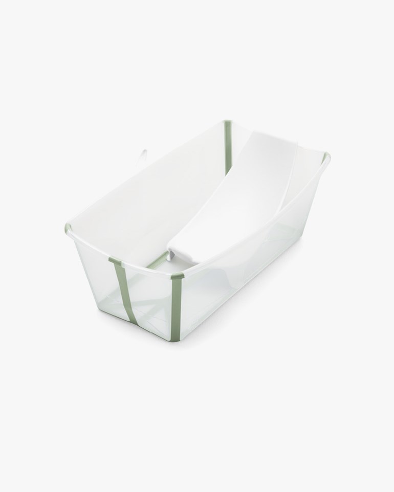 Flexi Bath inkl nyfødtstøtte, transparentgreen Grønn - 11012334-trans-gree-0mth - 1