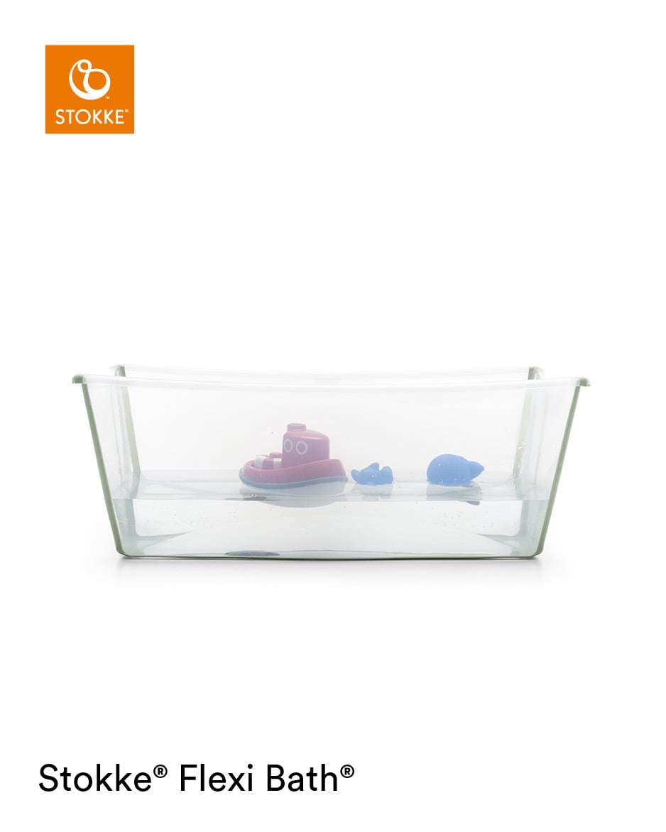Stokke Flexi Bath XL, transparentgreen