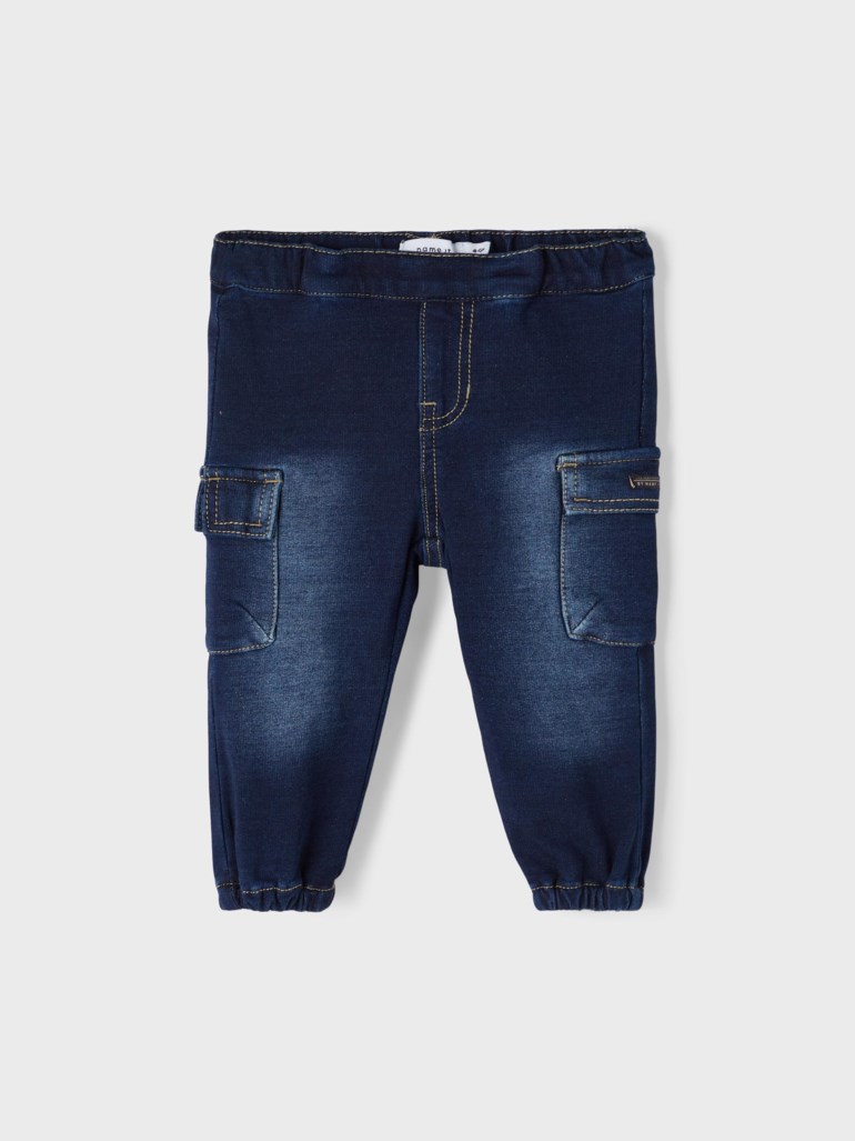 Bob denim joggebukse, bluedenim Blå - undefined - 1