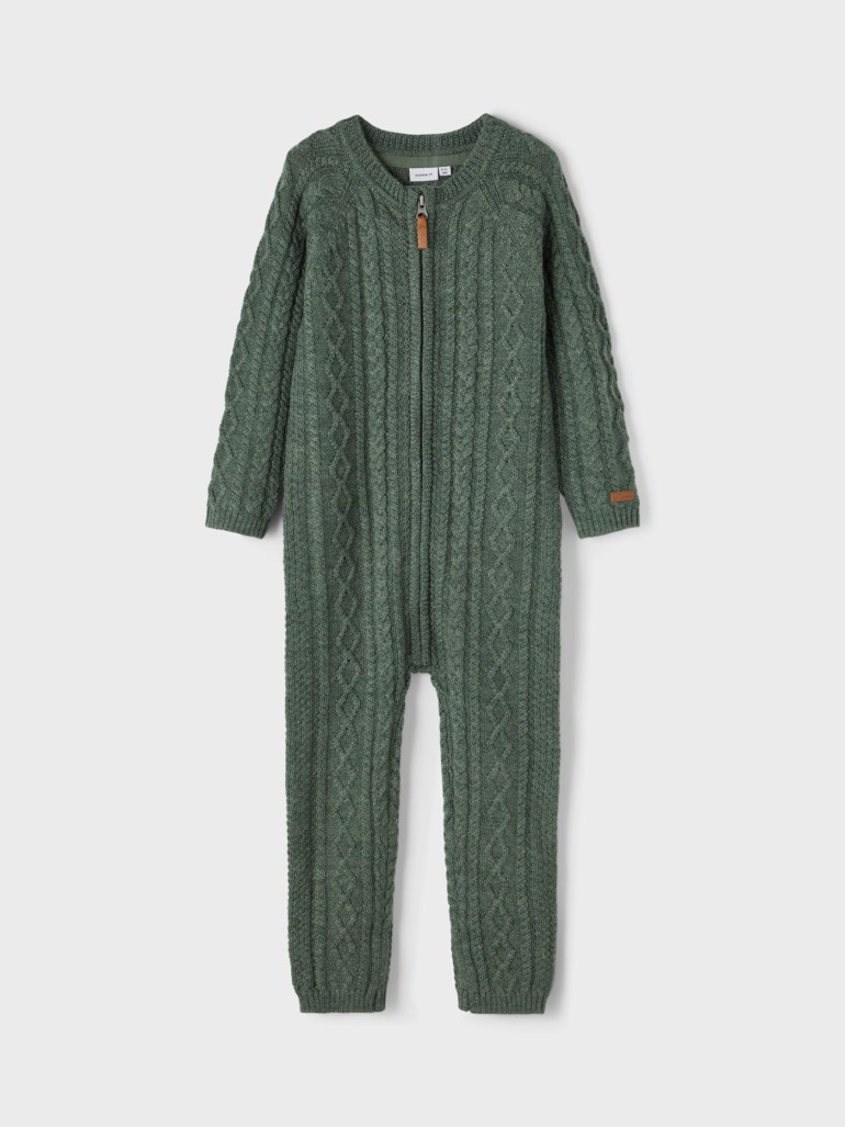 Wrilla strikket ulldress, duckgreen Grønn - undefined - 1