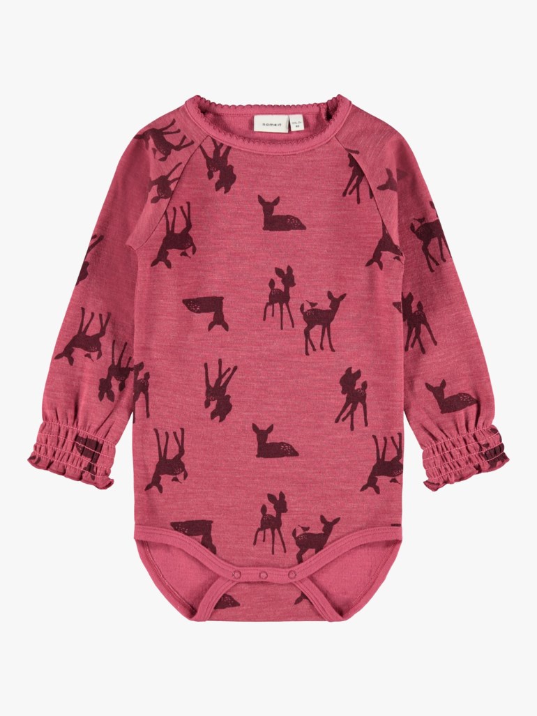 Wuppo ull/bomull body Rød - undefined - 1