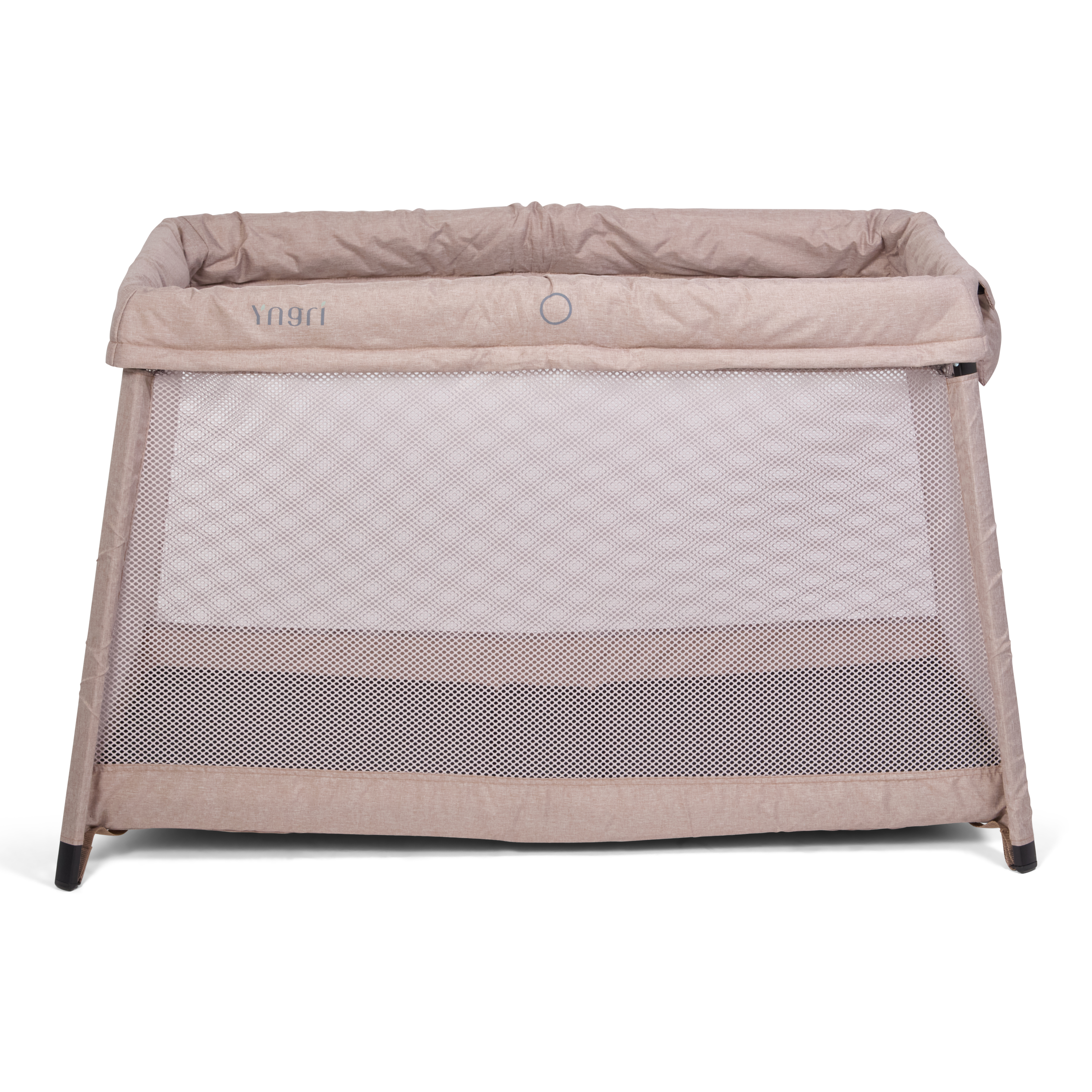 Saga reiseseng med madrass, beige
