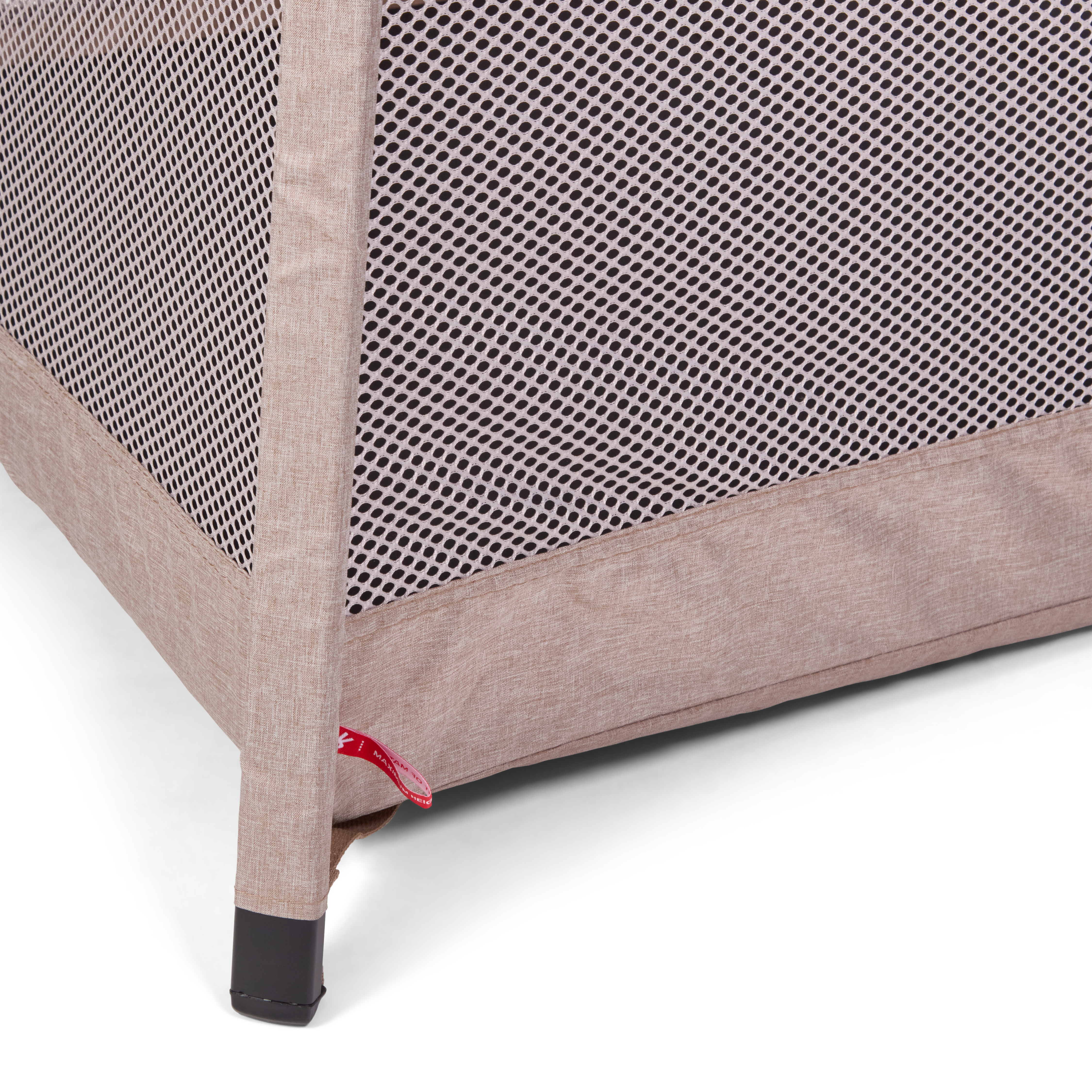 Saga reiseseng med madrass, beige
