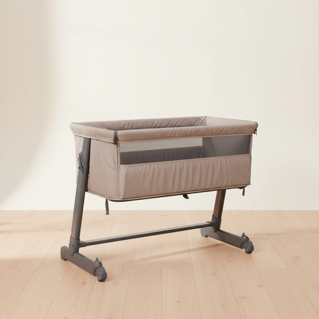 Tova bedside crib Beige - 11043171-Beige-90x55cm - 1