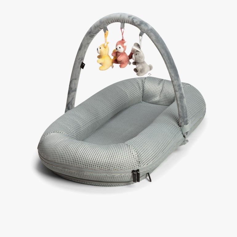 Babynest mesh, grey Grå - 11013903-grey-0-6mth - 1